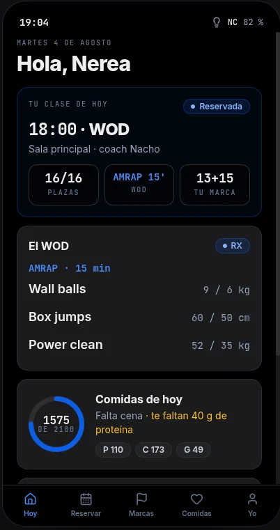 La app con la marca de Norte Cross: su nombre y su color